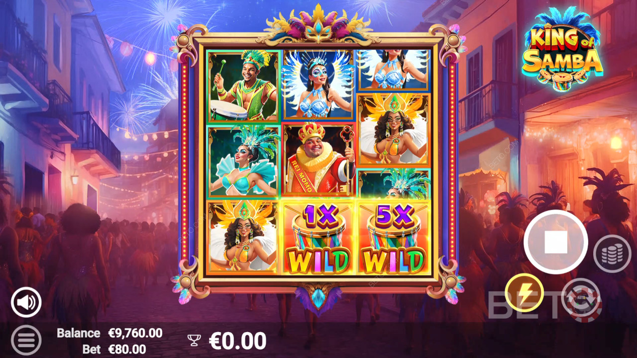 Recenzja King of Samba od BETO Slots