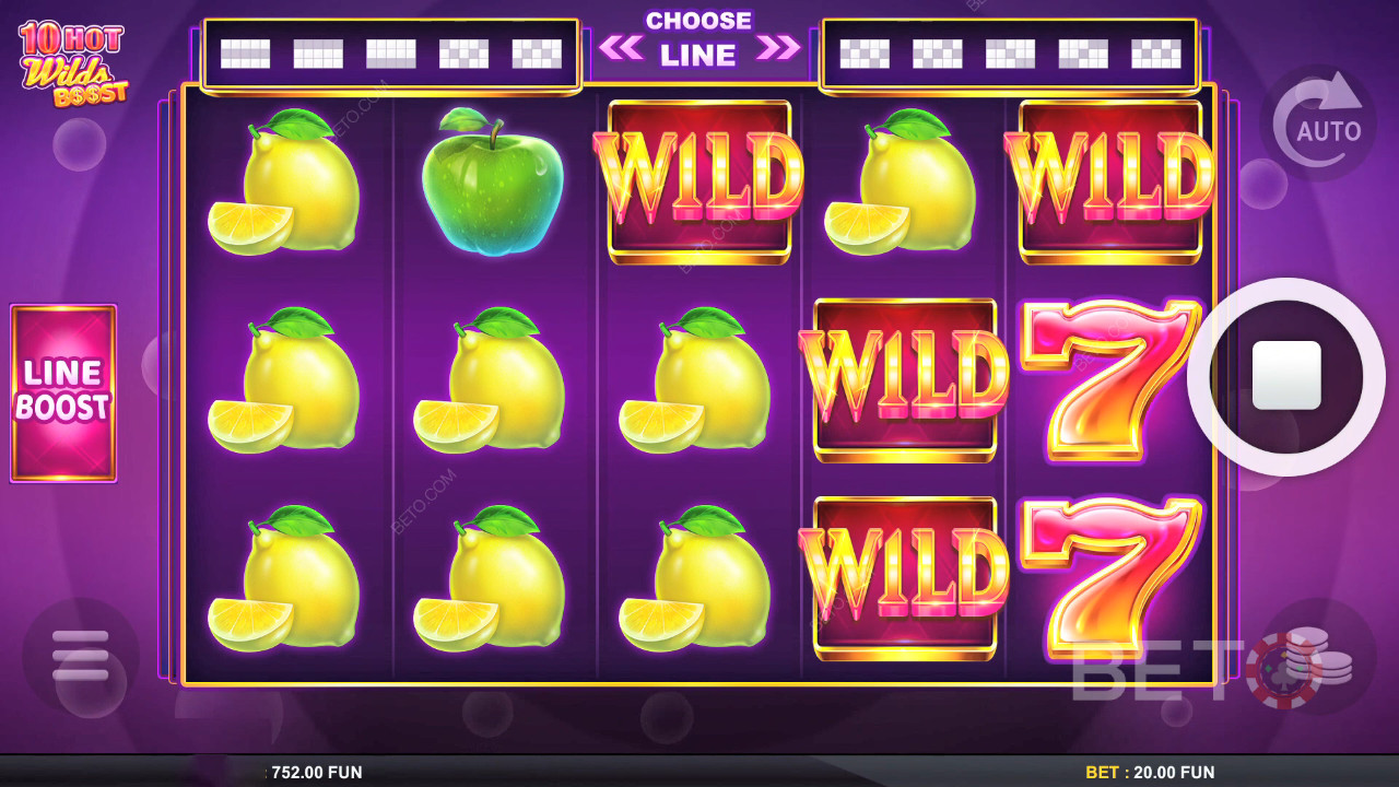 Recenzja 10 Hot Wilds Boost od BETO Slots