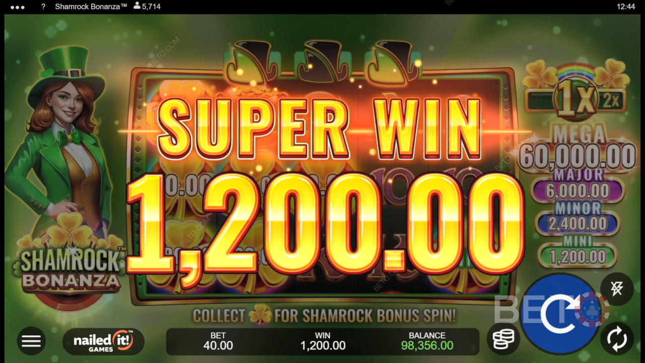 Funkcje bonusowe wyjaśnione w Shamrock Bonanza przez Nailed It! Games