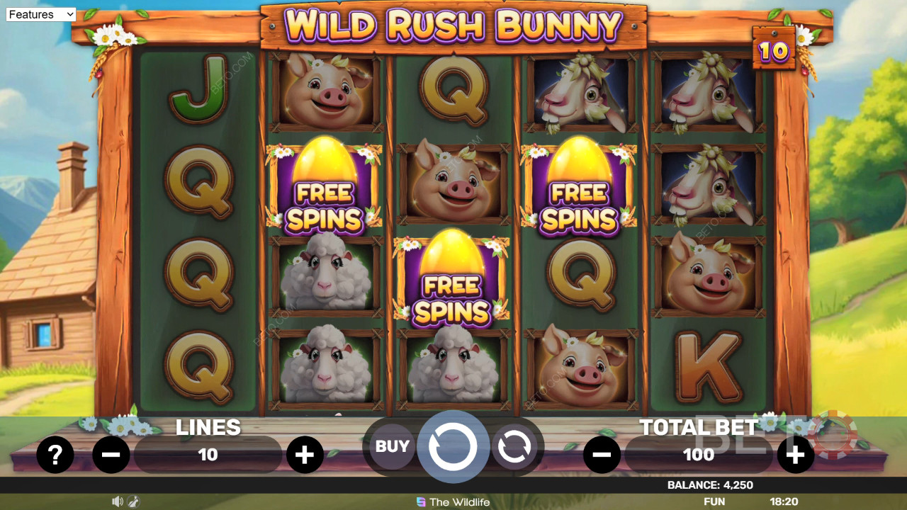 Recenzja Wild Rush Bunny od BETO Slots