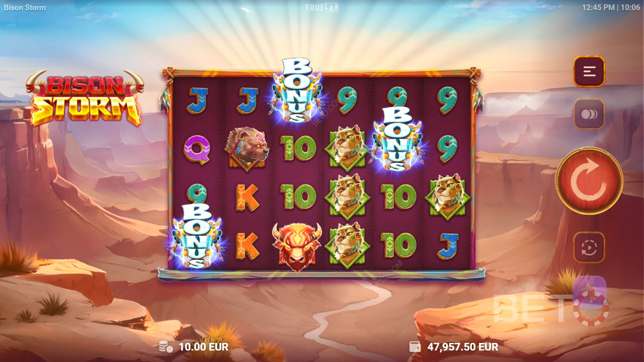 Recenzja Bison Storm od BETO Slots