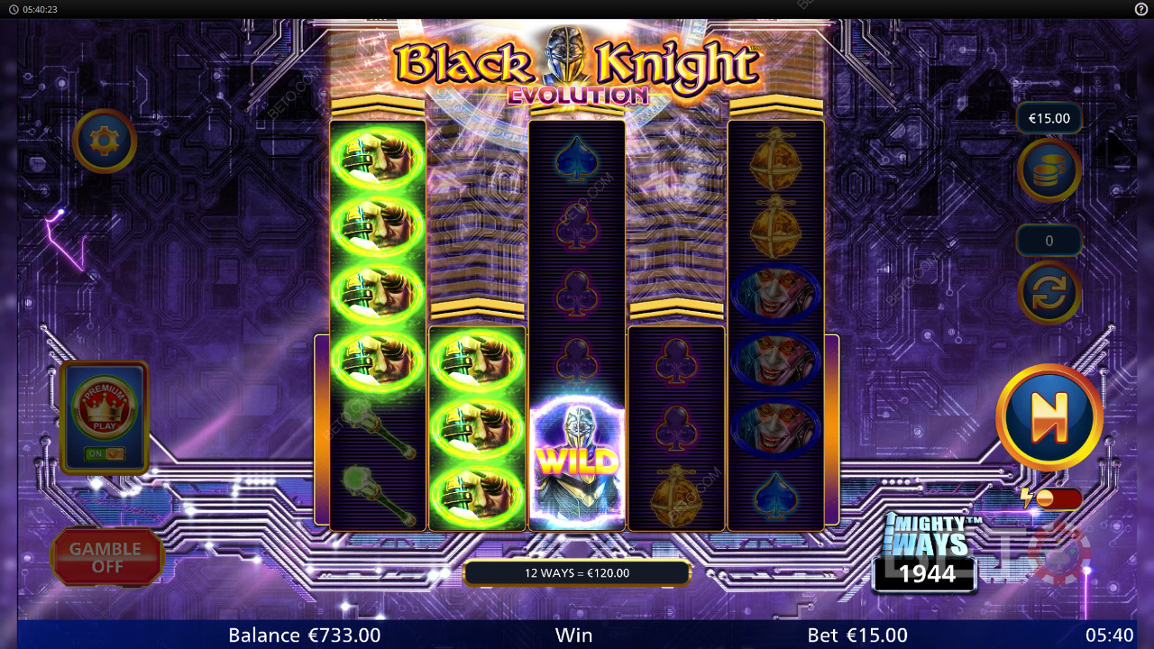 Recenzja Black Knight Evolution od BETO Slots