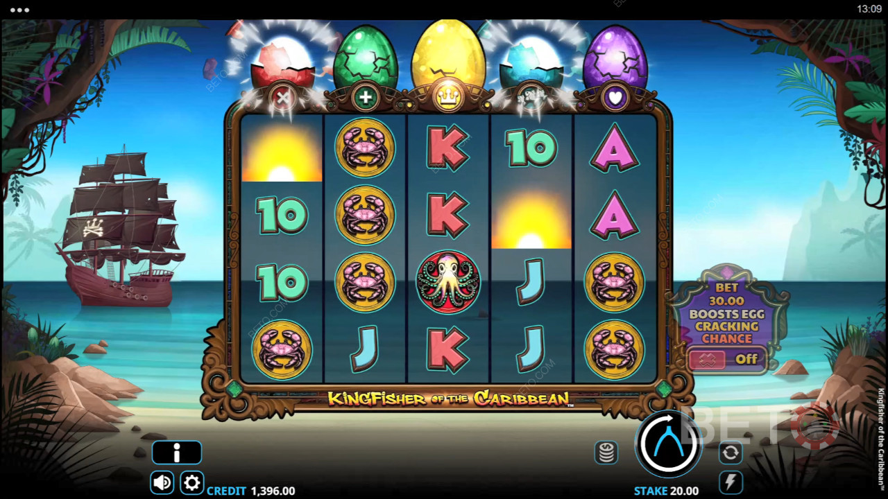 Recenzja Kingfisher of the Caribbean od BETO Slots