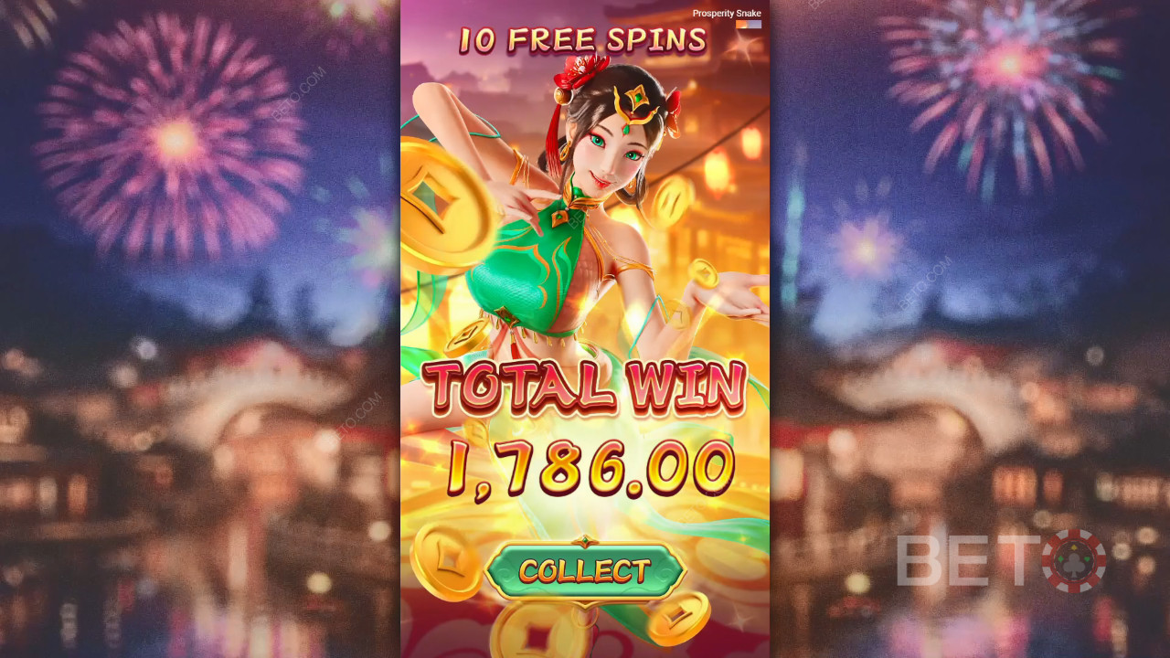 Wygraj 5 000x swój zakład na slocie Prosperity Snake!
