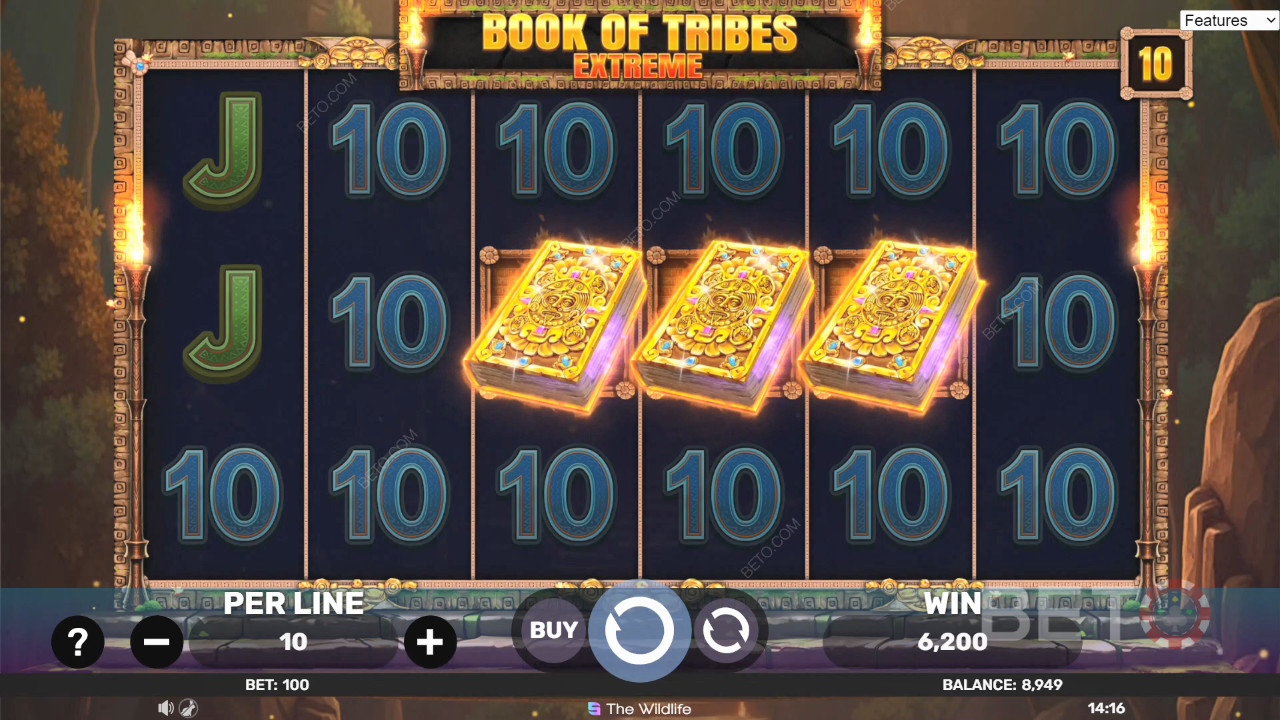Recenzja Book of Tribes Extreme od BETO Slots