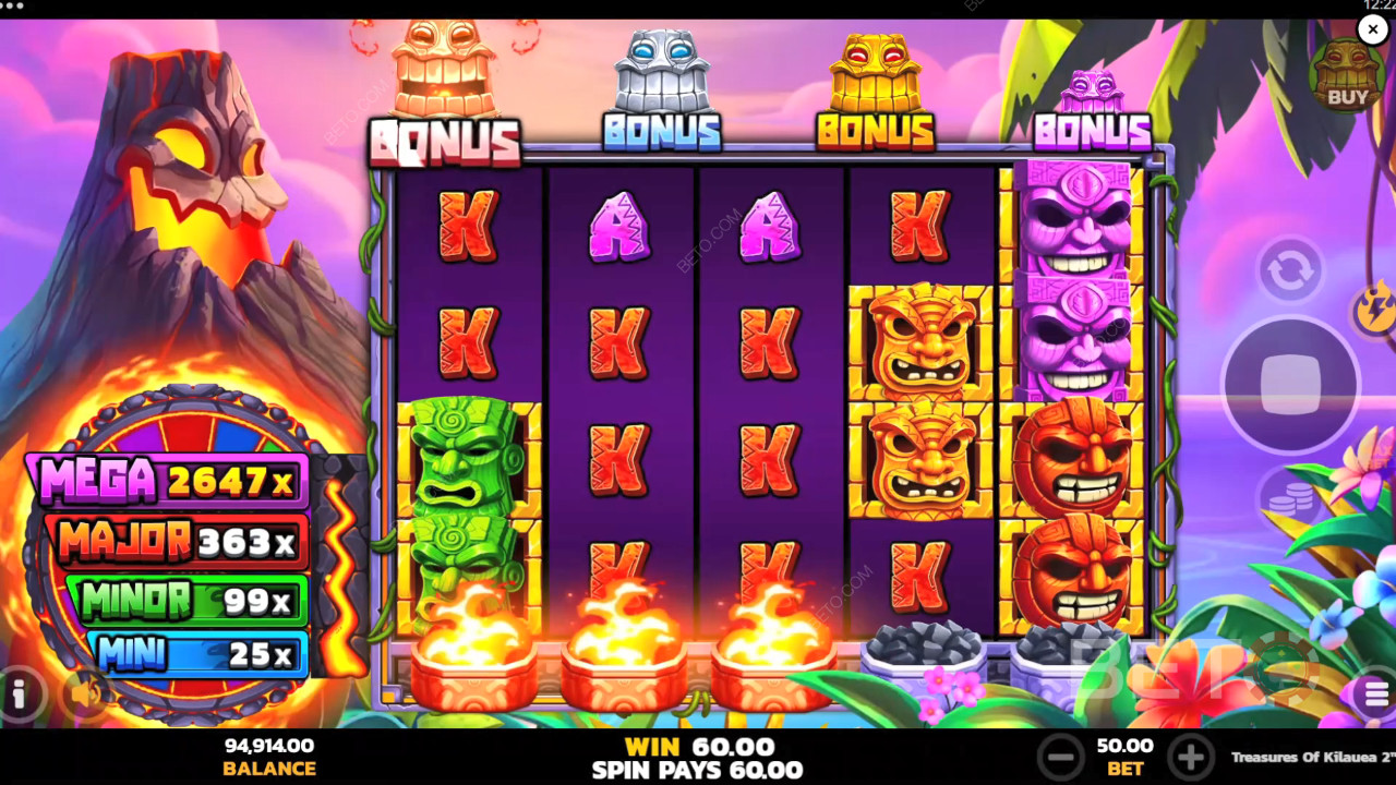 Recenzja Treasures of Kilauea 2 przygotowana przez BETO Slots