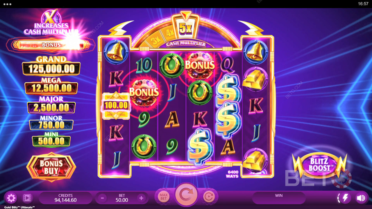 Recenzja Gold Blitz Ultimate od BETO Slots