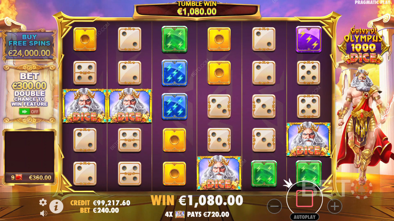 Gates of Olympus Recenzja 1000 Dice od BETO Slots