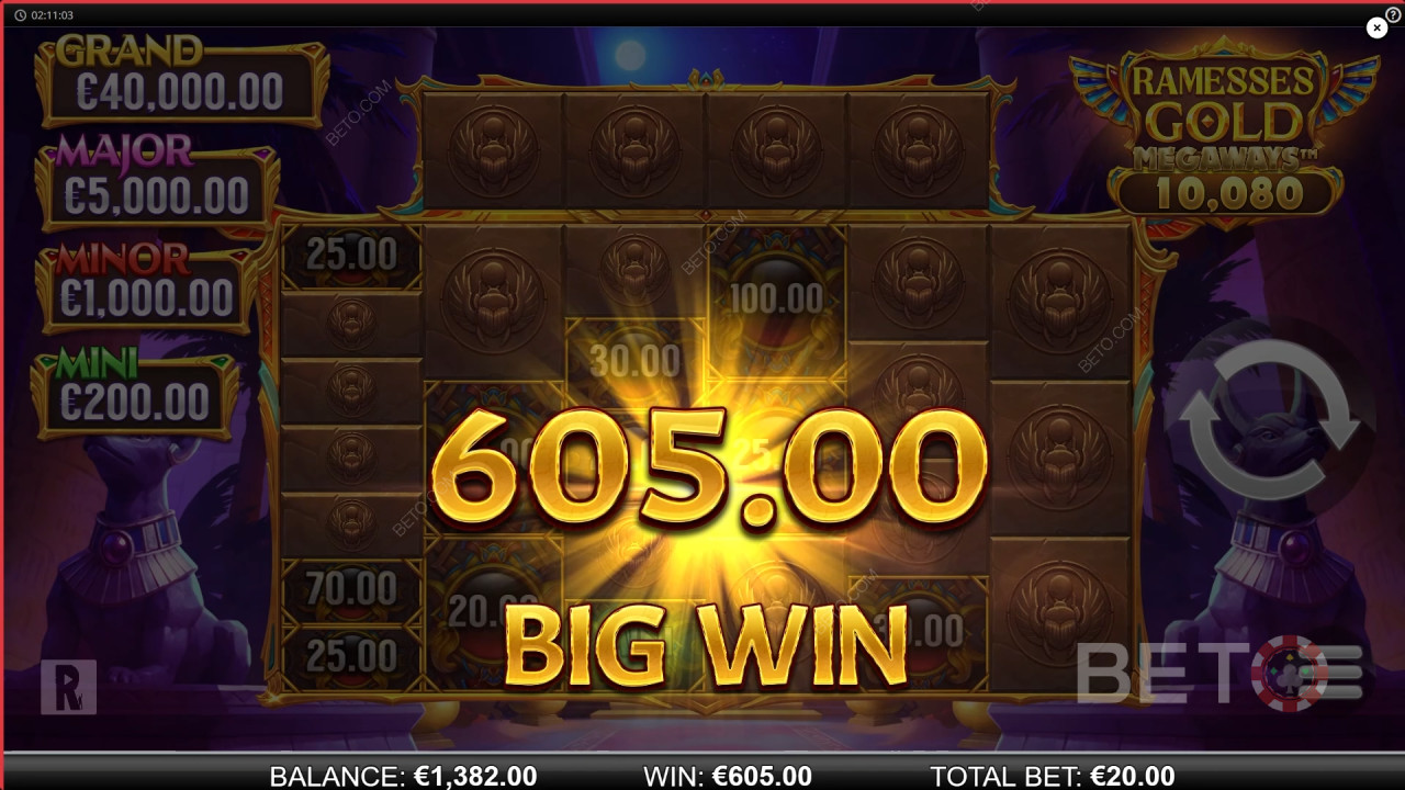 Ramesses Gold Megaways Graj Za Darmo