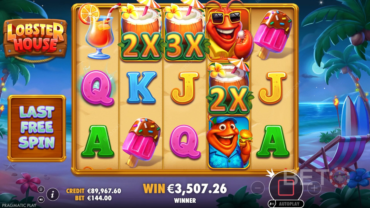 Funkcje bonusowe wyjaśnione w Lobster House przez Pragmatic Play