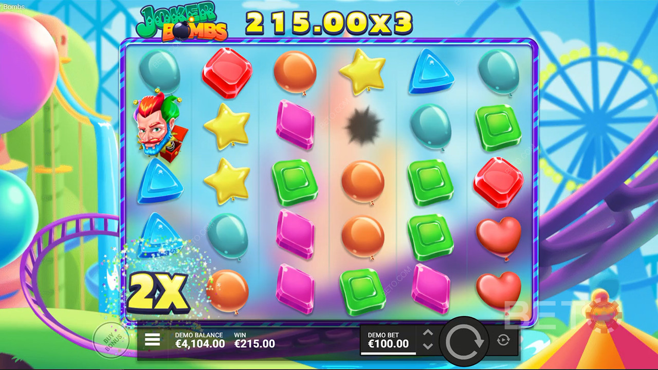 Multiplier Bombs zwiększy wygrane w automacie Joker Bombs