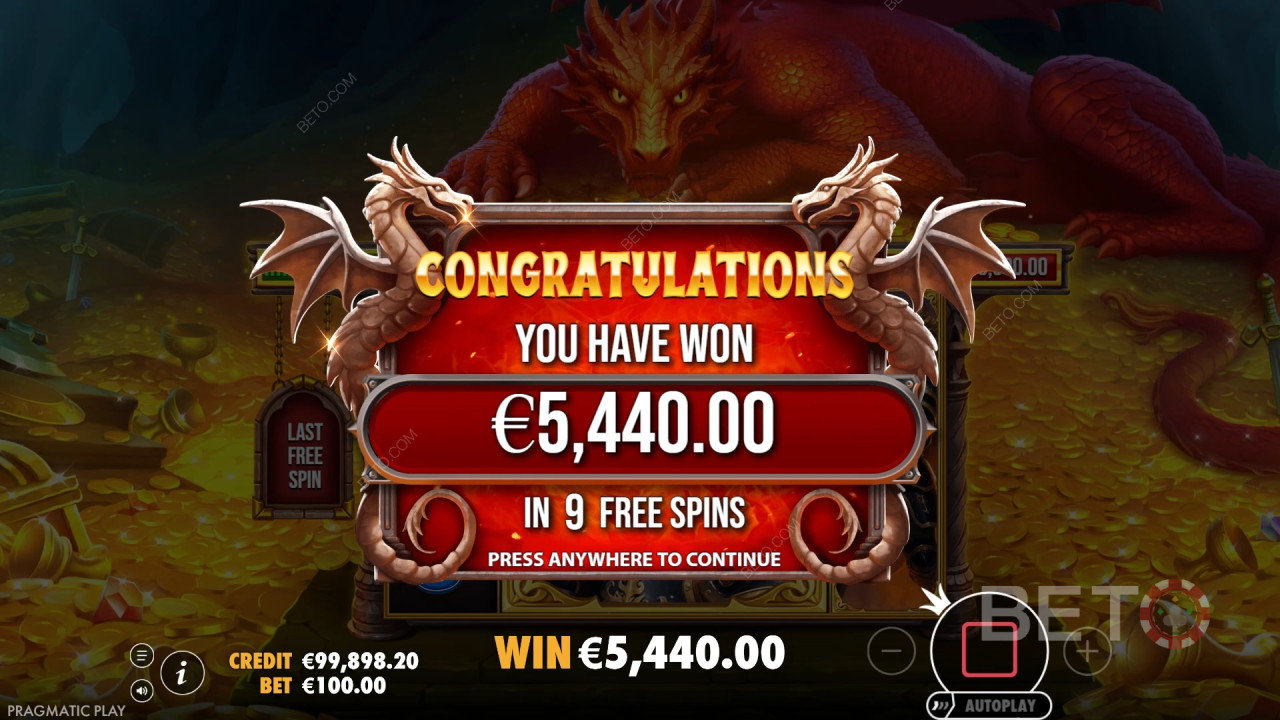Wygraj 15 000x swój zakład na slocie online Sleeping Dragon!