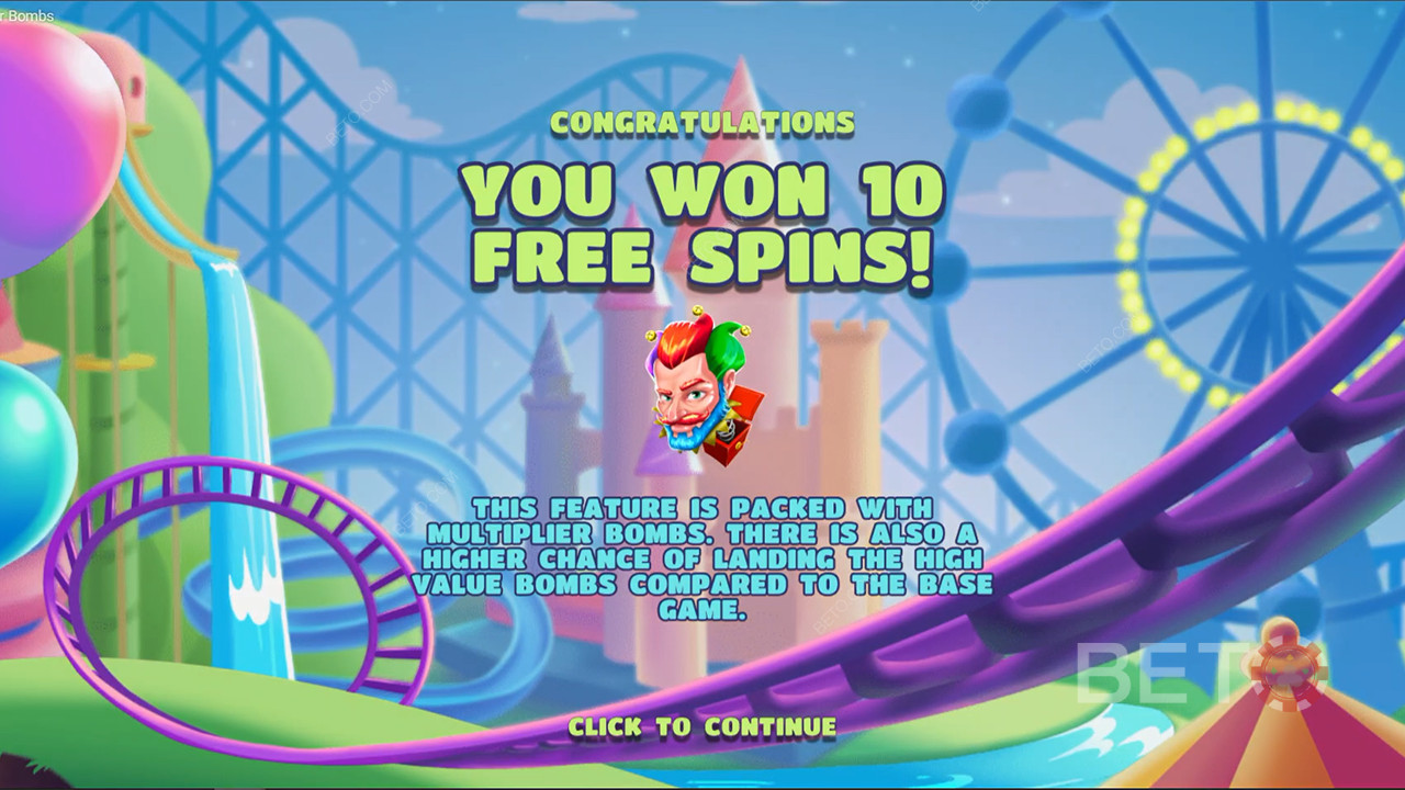 Bomby mnożnikowe o wyższych wartościach często pojawiają się podczas Free Spins