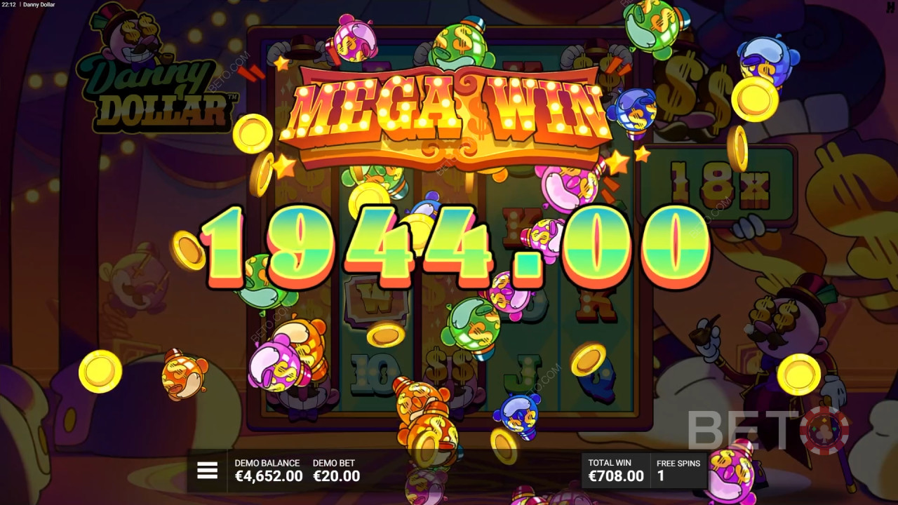 Funkcje bonusowe wyjaśnione w Danny Dollar przez Hacksaw Gaming