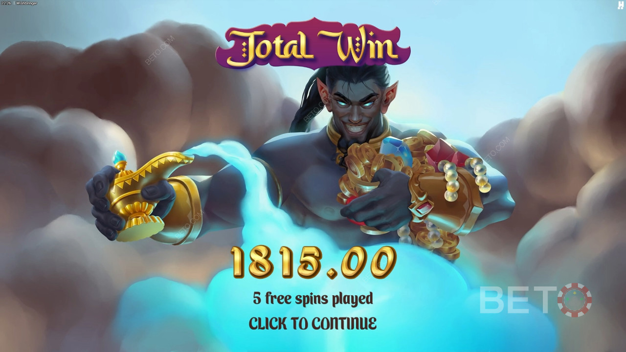 Wygraj 10 000x swój zakład na slocie Wishbringer!