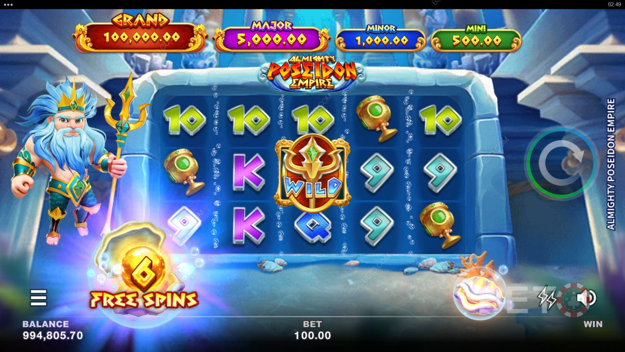 Recenzja Almighty Poseidon Empire od BETO Slots