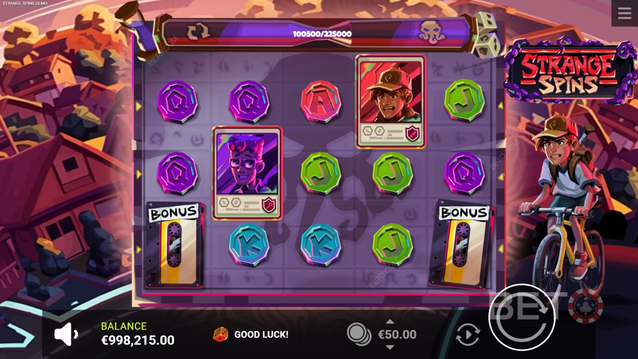 Recenzja Strange Spins od BETO Slots