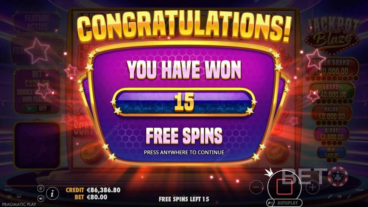 Wygraj 5 000x swój zakład na slocie Jackpot Blaze!