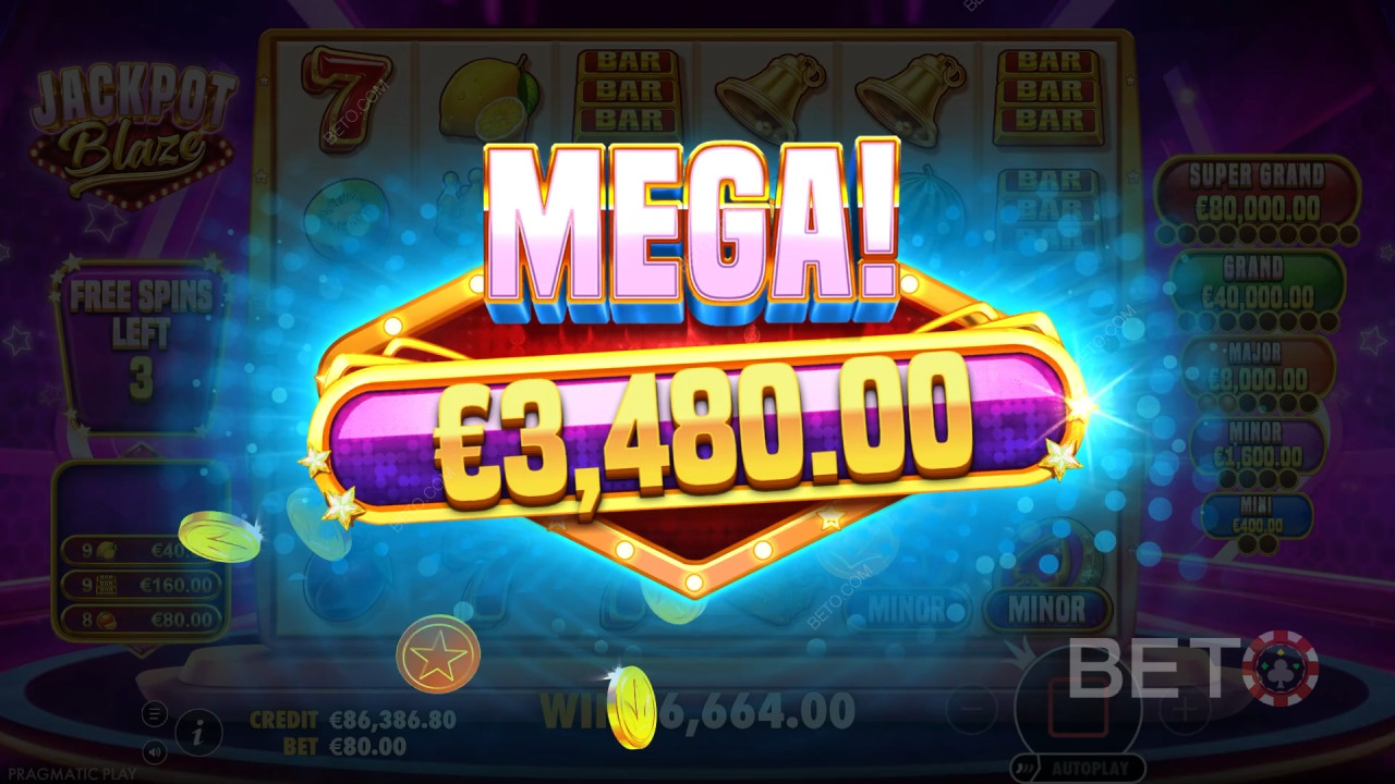 Funkcje bonusowe wyjaśnione w Jackpot Blaze przez Pragmatic Play