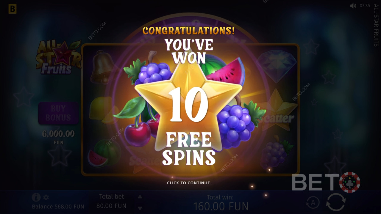Recenzja All-Star Fruits od BETO Slots