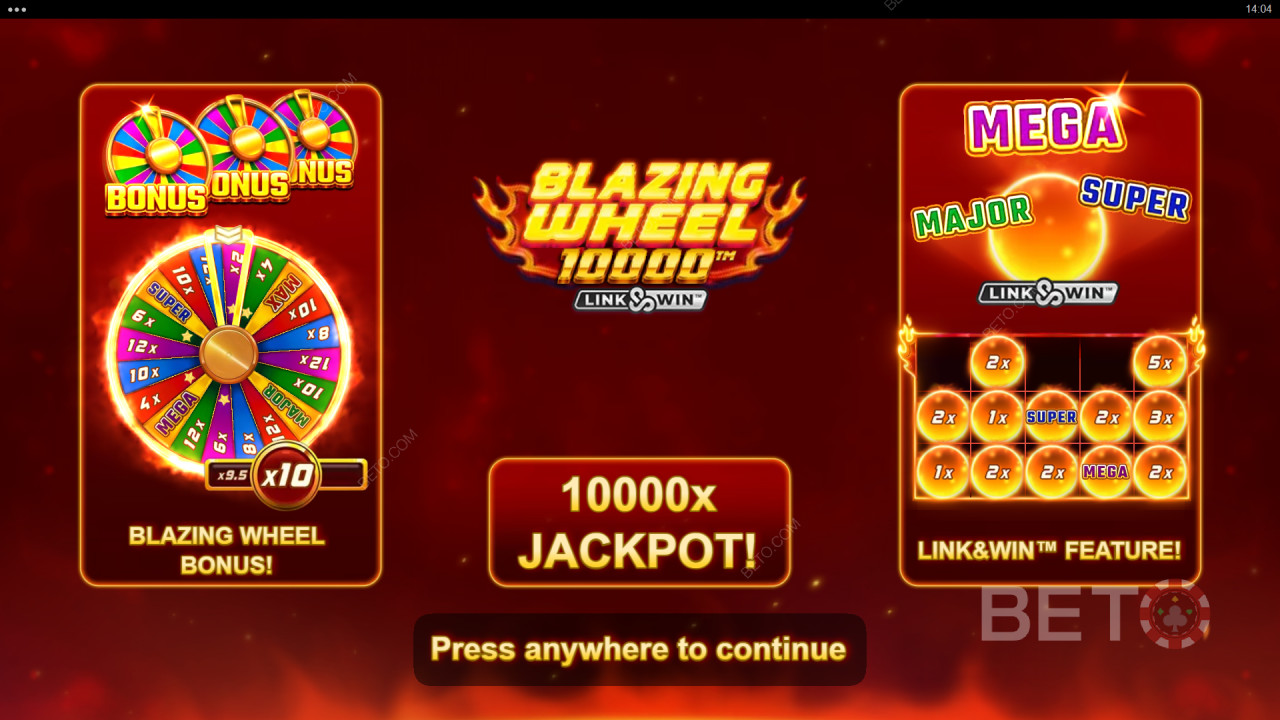 Funkcje bonusowe wyjaśnione w Blazing Wheel 10000 by Nailed It! Games