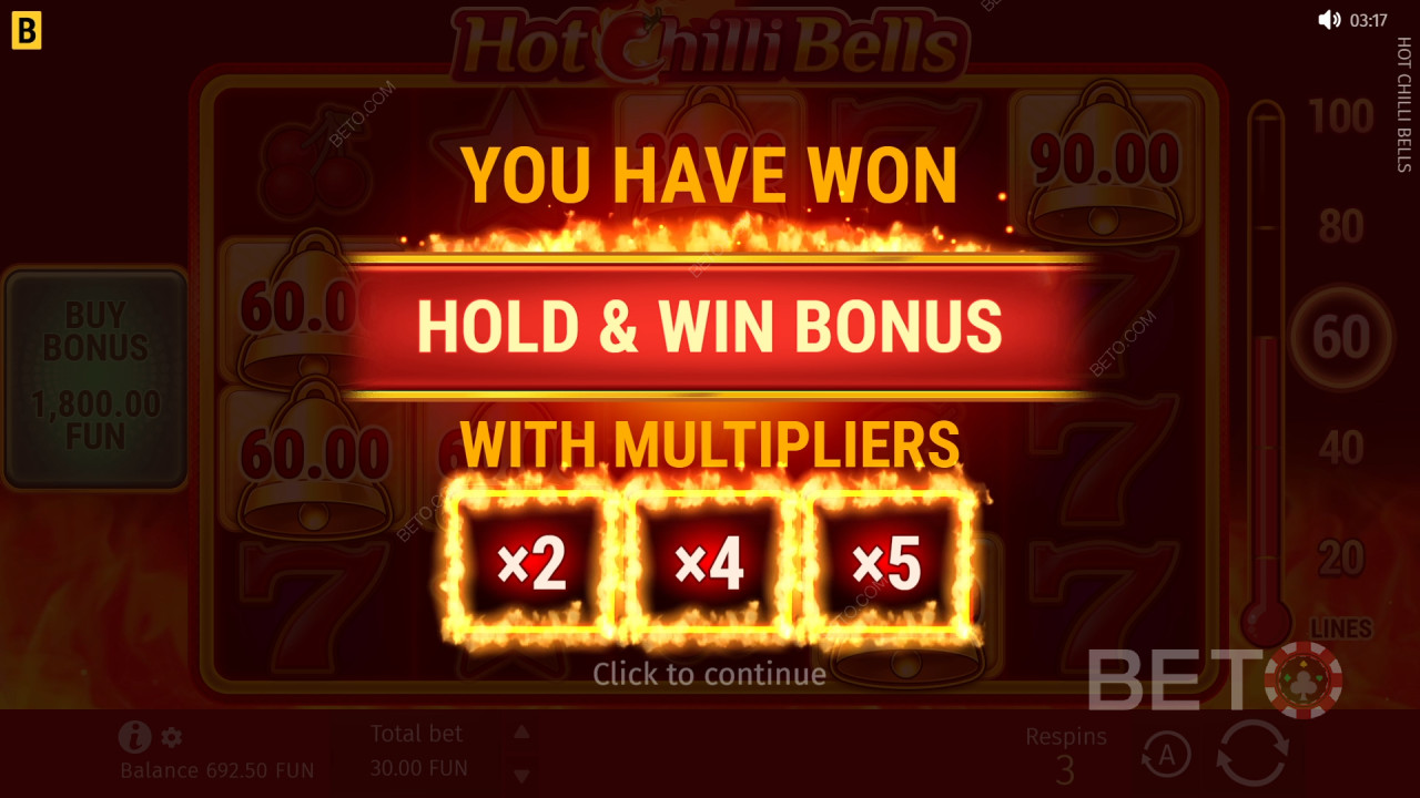 Funkcje bonusowe wyjaśnione w Hot Chilli Bells przez BGaming