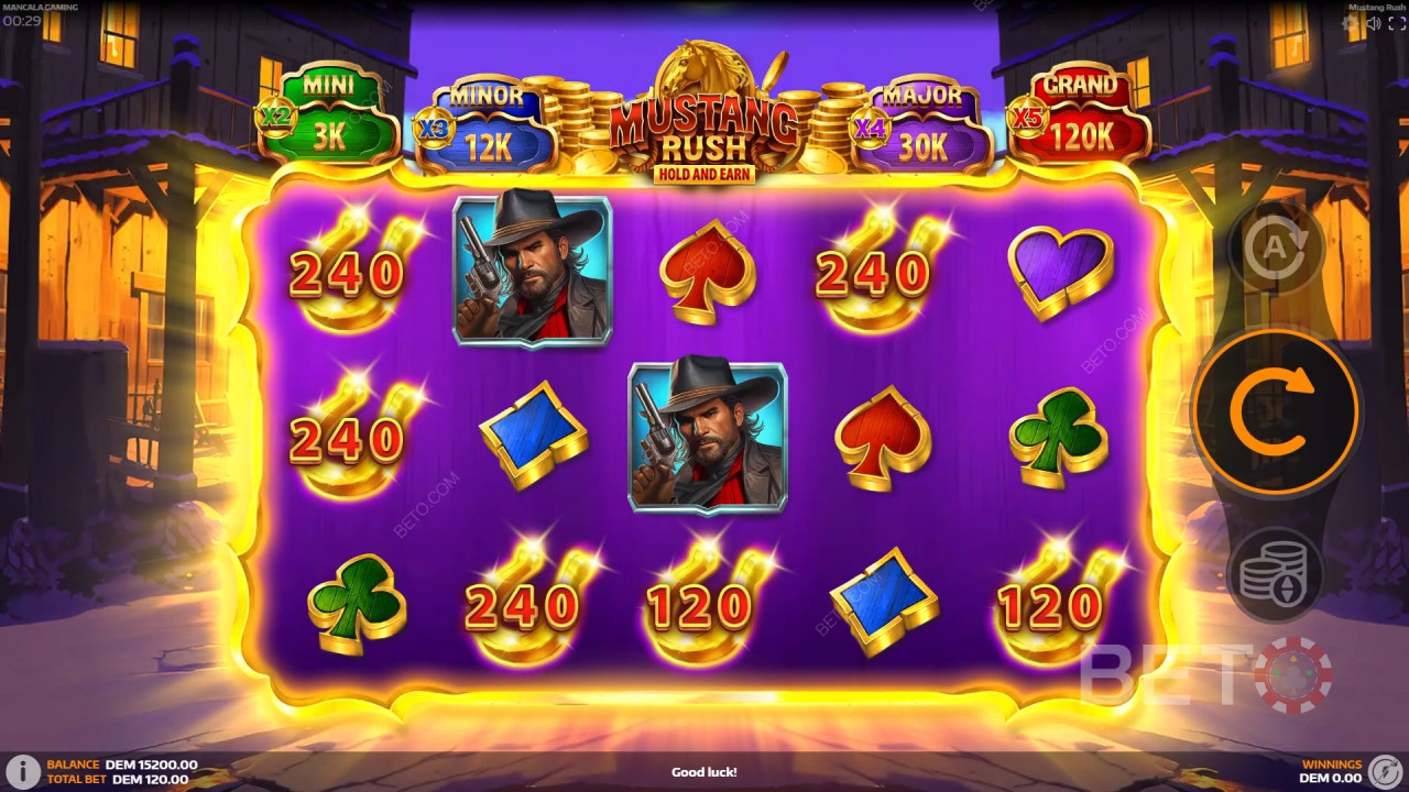 Recenzja Mustang Rush od BETO Slots