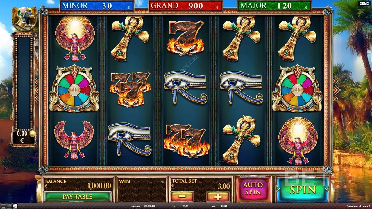 Jak grać w grę „Guardians of Luxor 3” firmy Red Rake Gaming