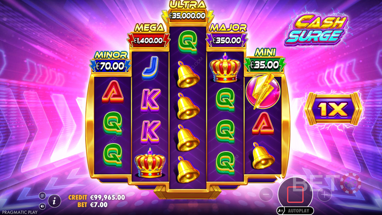 Wygraj 5 000x swój zakład na slocie Cash Surge!