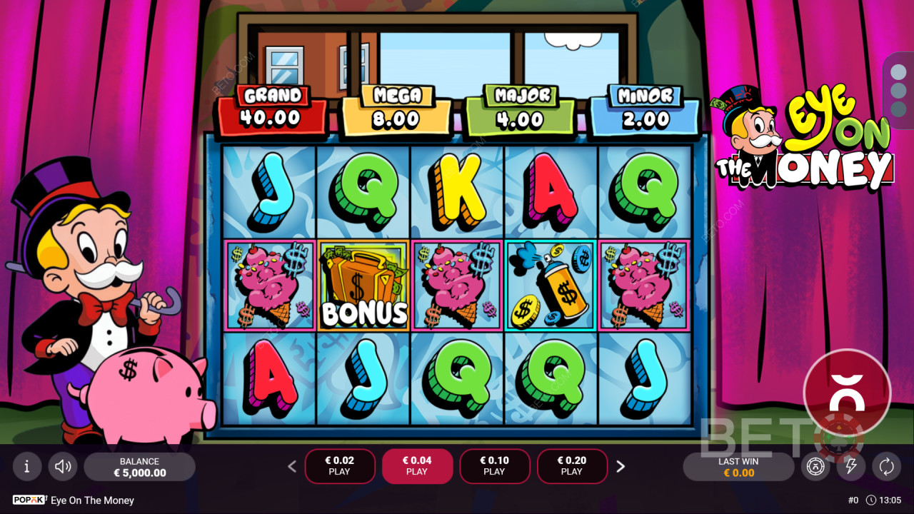 Jak grać w Eye on the Money od Popok Gaming?