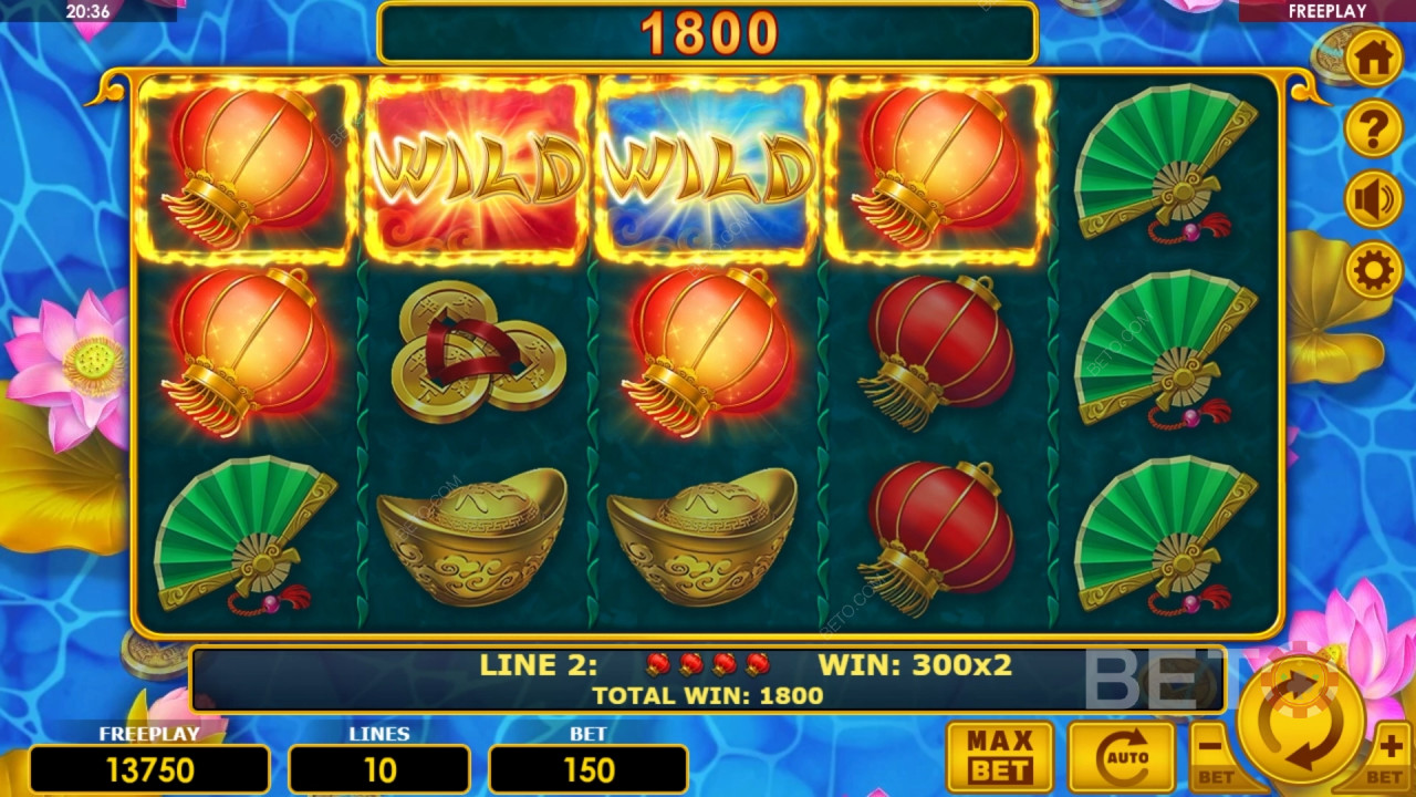 Wygraj 1000-krotność zakładu w slocie Golden Fish online!