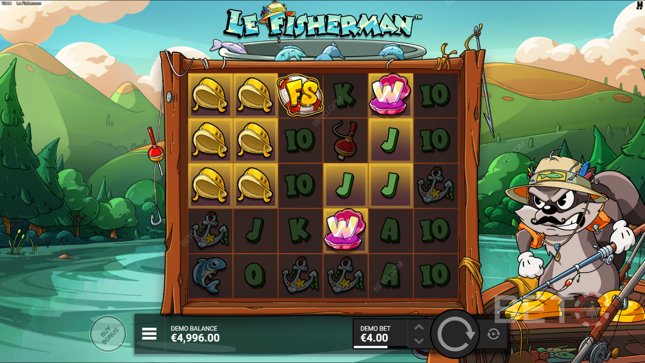 Funkcje dodatkowe wyjaśnione w Le Fisherman przez Hacksaw Gaming