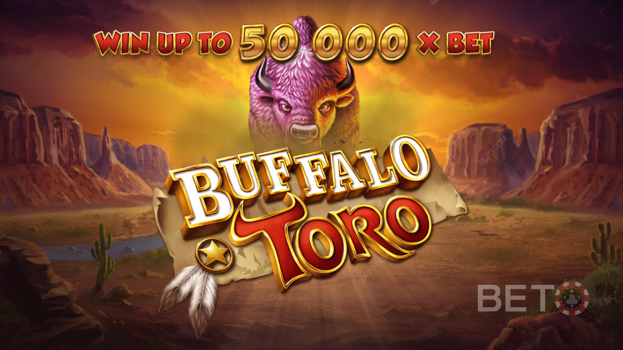 Wygraj do 50.000x swojego zakładu w slocie online Buffalo Toro