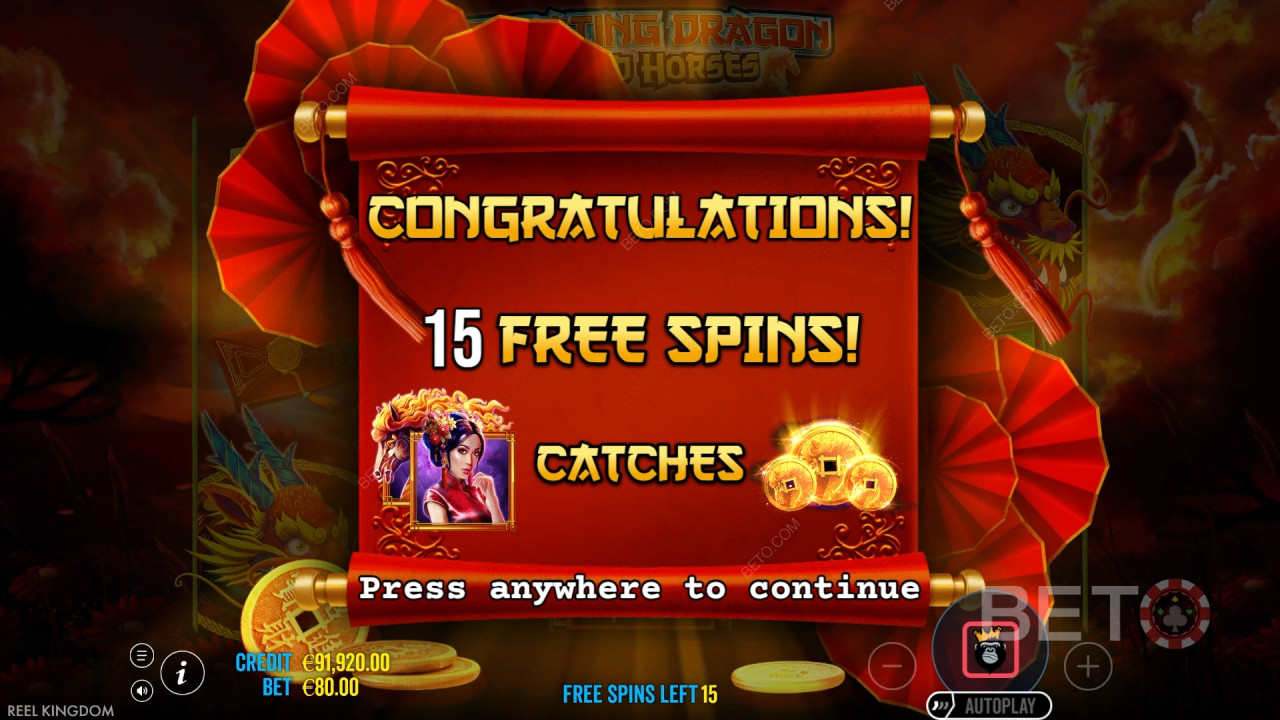 Floating Dragon Recenzja gry „Wild Horses” autorstwa BETO Slots