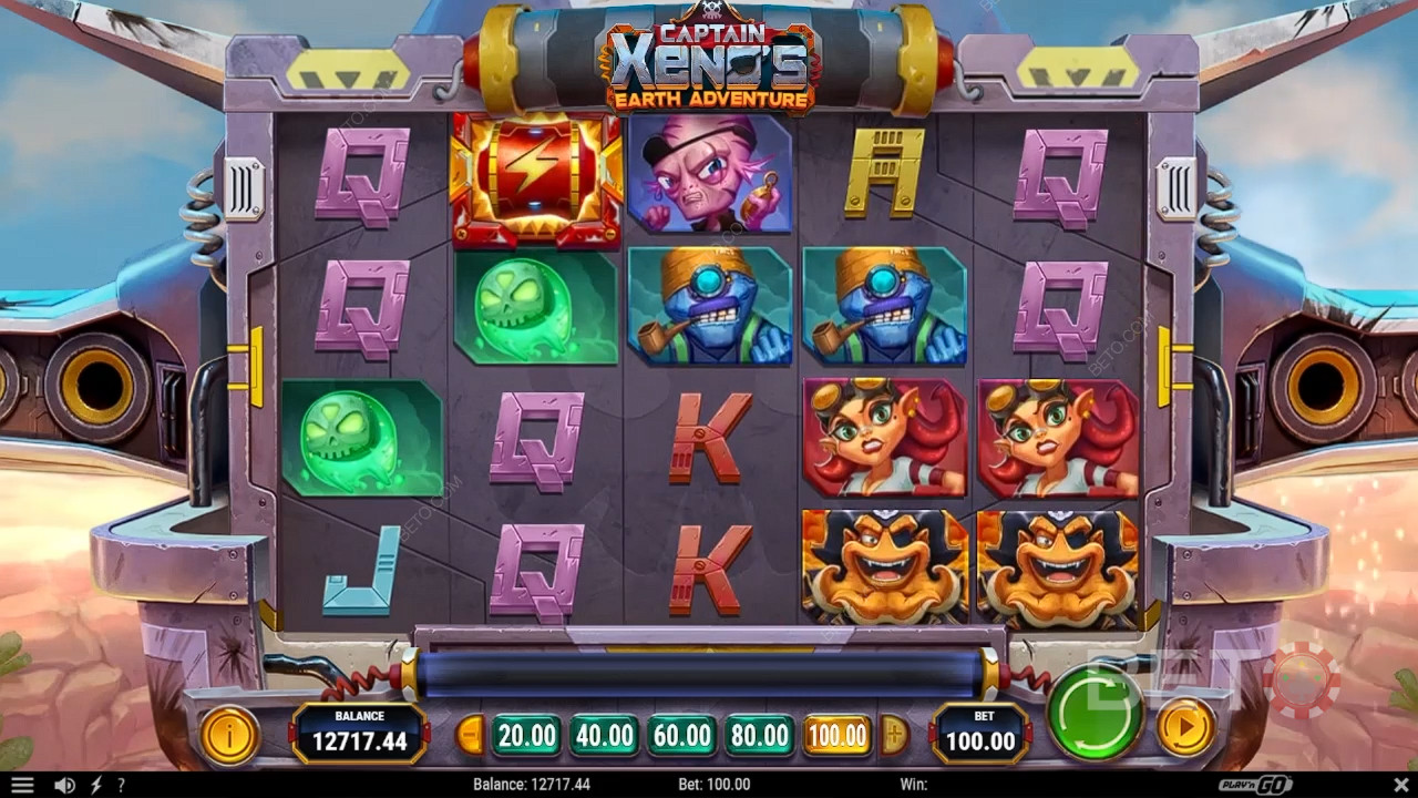 Recenzja Captain Xenos Earth Adventure od BETO Slots