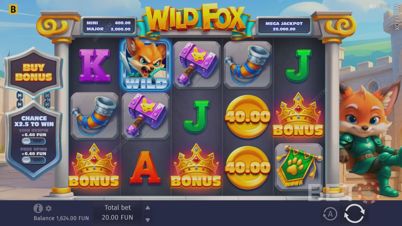 Wild Fox Graj Za Darmo