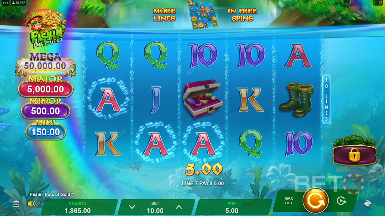 Wygraj 5 000x swój zakład na slocie wideo Fishin