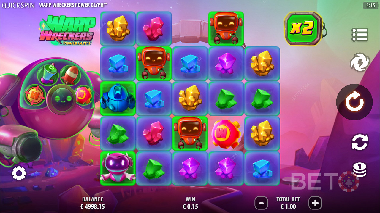 Warp Wreckers Power Glyph Graj Za Darmo