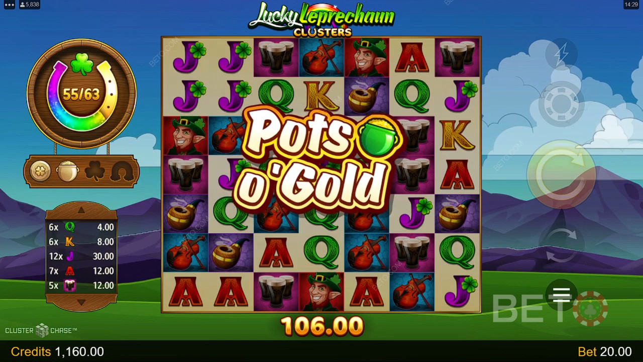 Lucky Leprechaun Clusters: Slot warty zakręcenia?