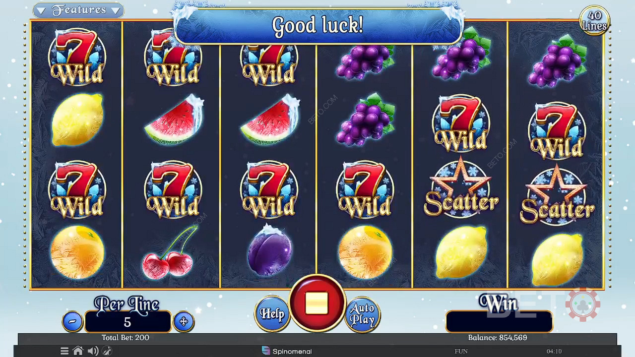 Fruits On Ice Collection 40 Lines Graj Za Darmo