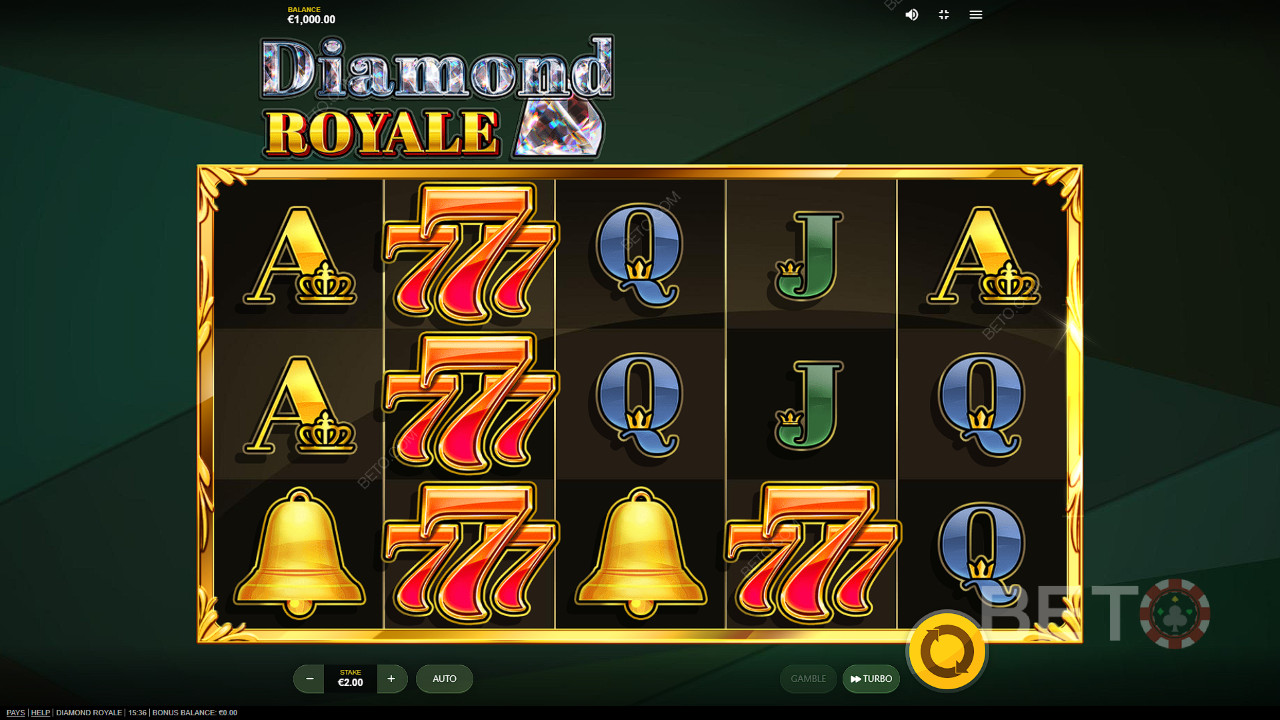 Recenzja Diamond Royale od BETO Slots