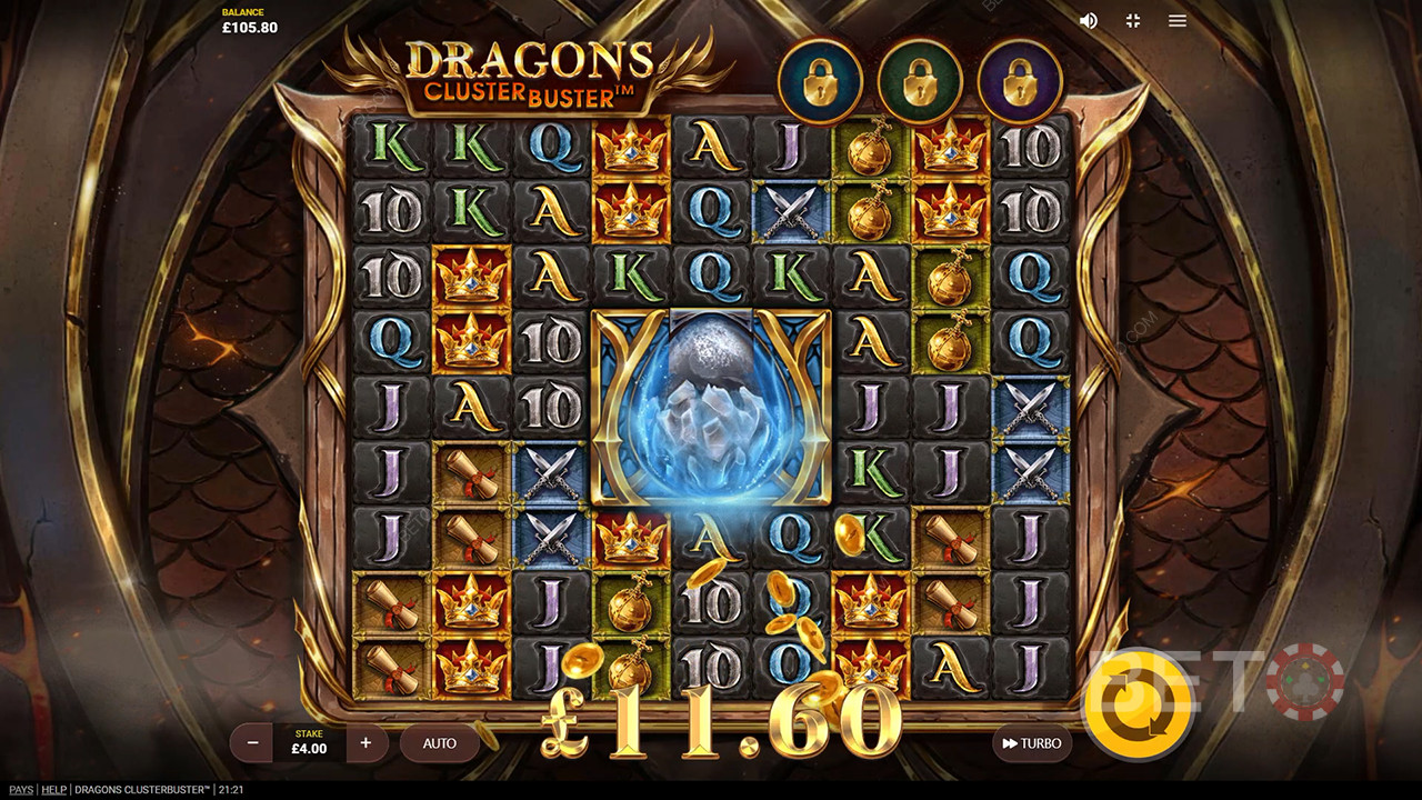Funkcje bonusowe wyjaśnione w Dragons Clusterbuster przez Red Tiger