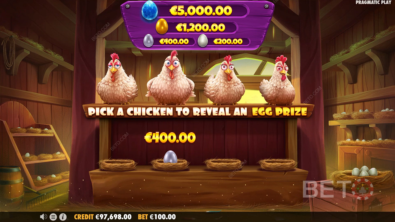 Funkcje bonusowe wyjaśnione w Chicken Chase przez Pragmatic Play