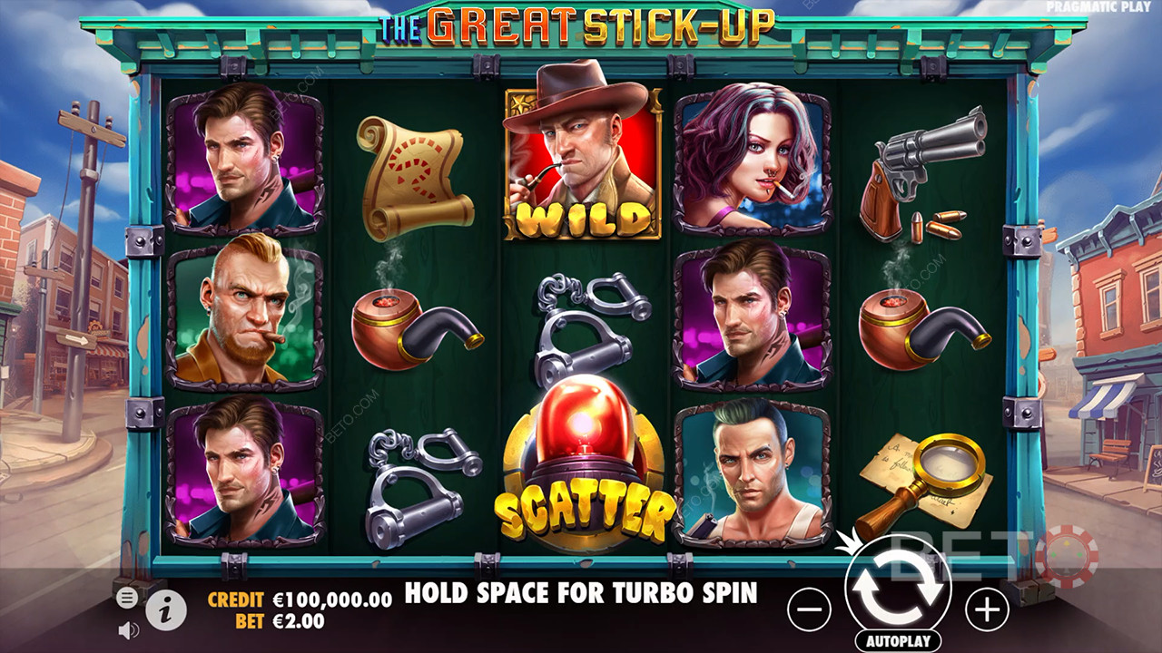 Recenzja The Great Stick-Up od BETO Slots