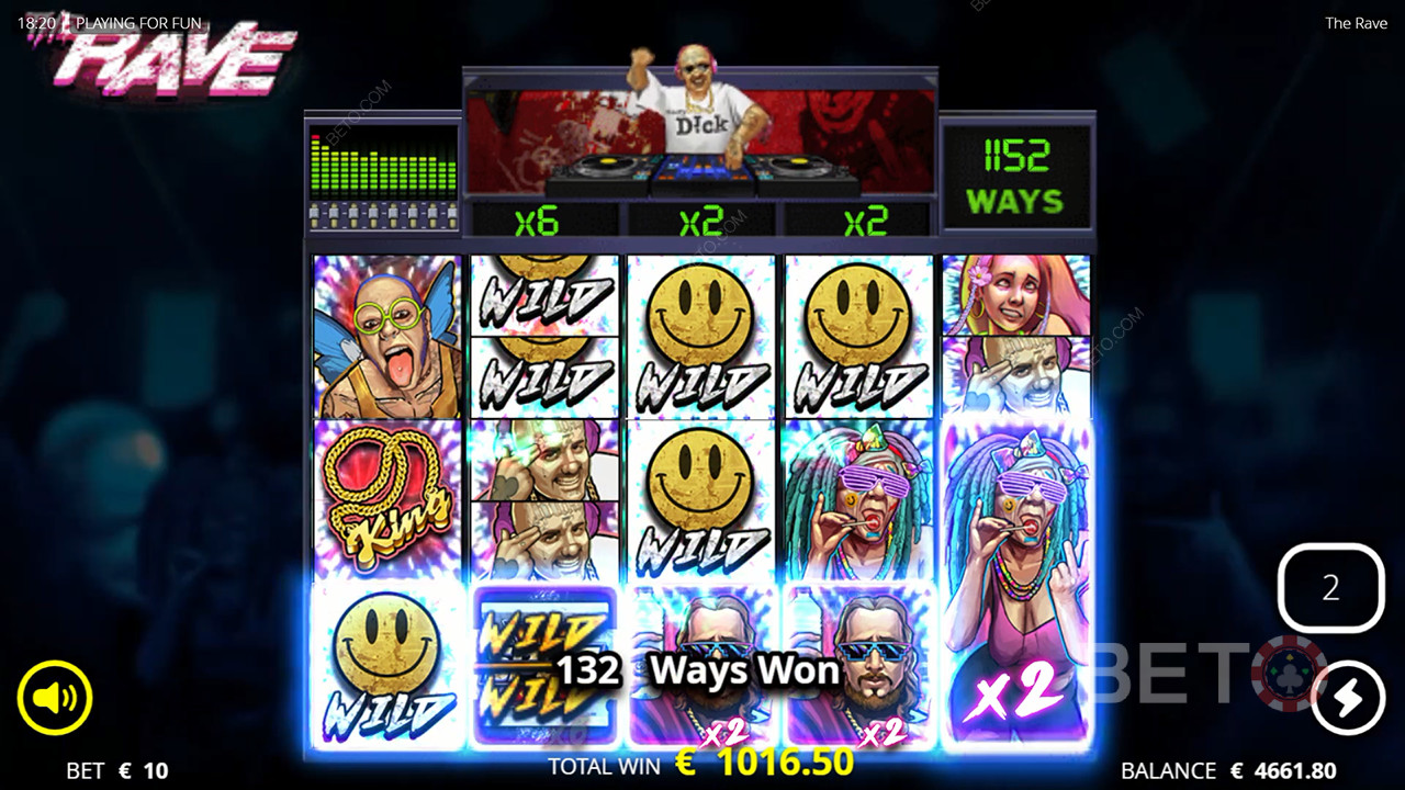 Recenzja The Rave od BETO Slots