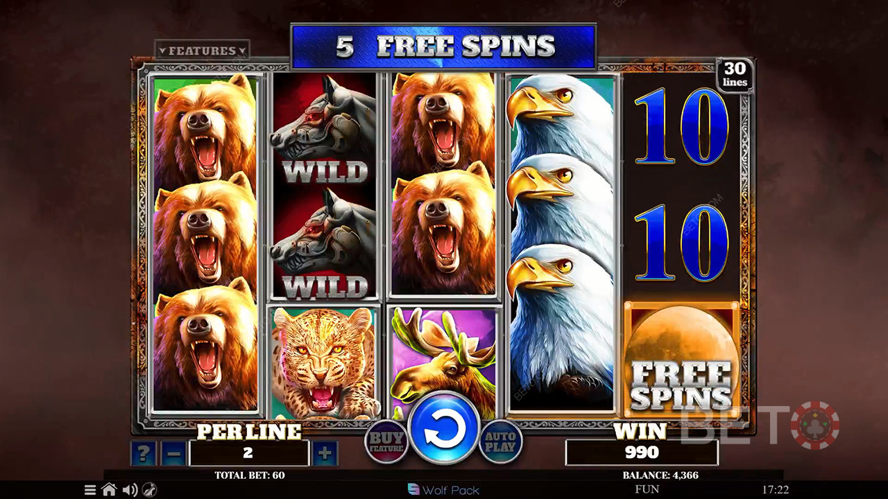 Wolf Fang Recenzja Iron Wolf od BETO Slots