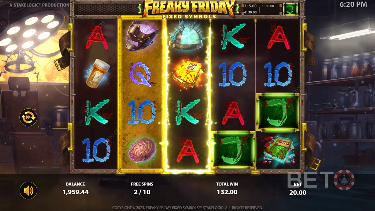 Recenzja stałych symboli Freaky Friday od BETO Slots
