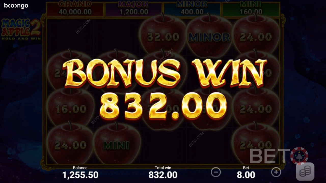Wygraj 5 133x swój zakład w slocie wideo Magic Apple 2!