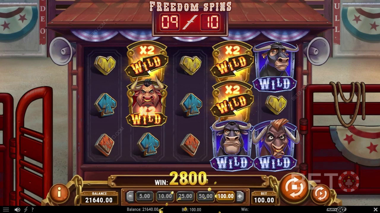 Recenzja Bull in a Rodeo od BETO Slots