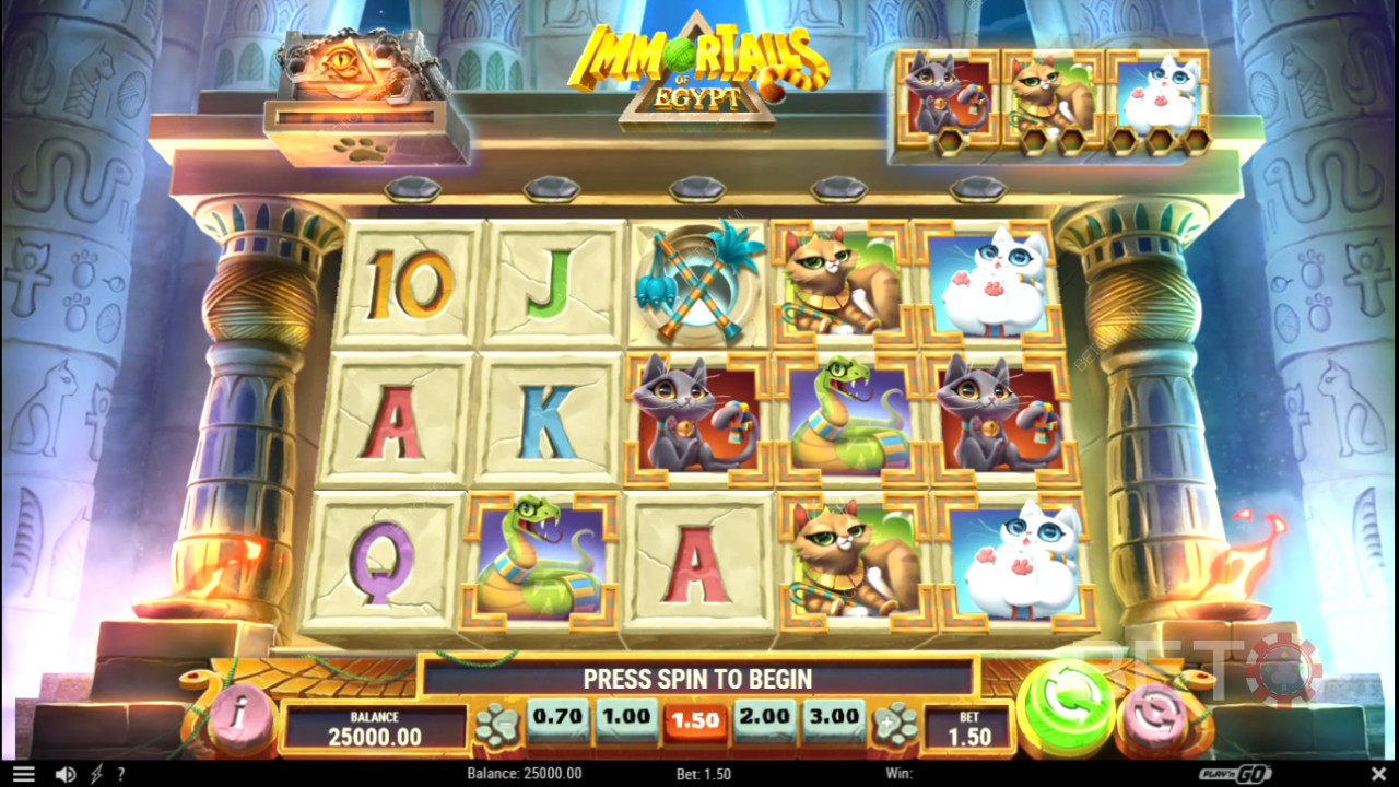 Recenzja Immortails of Egypt od BETO Slots
